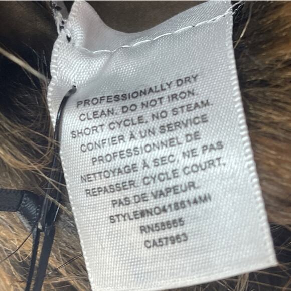 Halogen Faux Fur Capelet One Size, BROWN FOX jacket - Picture 4 of 9